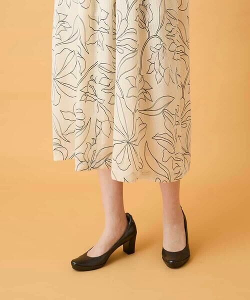 HIROKO BIS / ヒロコビス ロング・マキシ丈ワンピース | ボタニカルモチーフピンタックワンピース | 詳細8