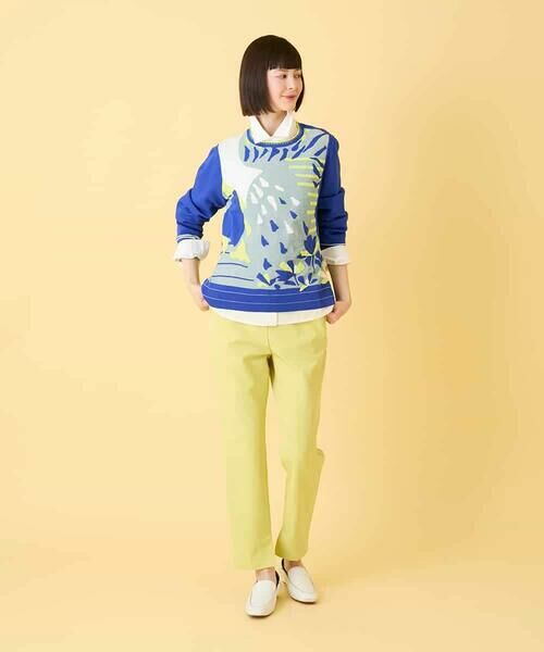 HIROKO BIS / ヒロコビス ニット・セーター | アーティスティックジャガードニットプルオーバー | 詳細10