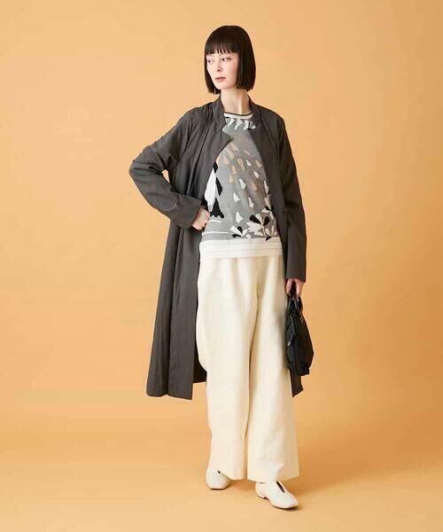 HIROKO BIS / ヒロコビス ニット・セーター | アーティスティックジャガードニットプルオーバー | 詳細17