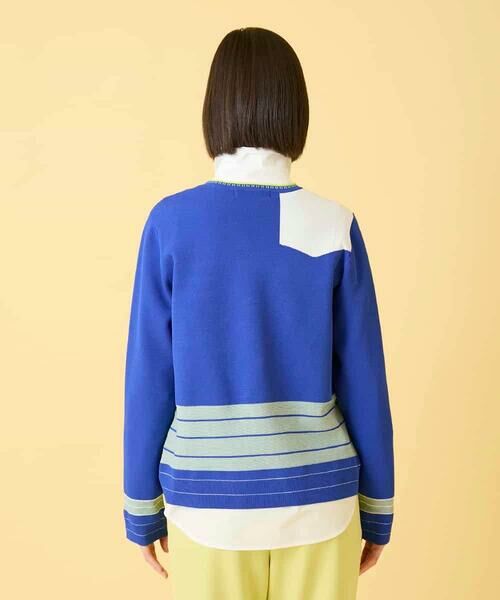 HIROKO BIS / ヒロコビス ニット・セーター | アーティスティックジャガードニットプルオーバー | 詳細2