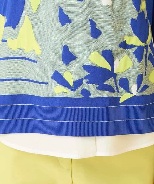 HIROKO BIS / ヒロコビス ニット・セーター | アーティスティックジャガードニットプルオーバー | 詳細6