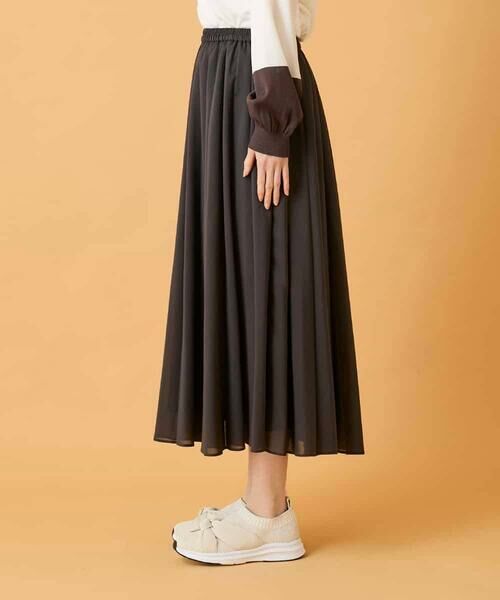 HIROKO BIS / ヒロコビス ロング・マキシ丈スカート | かまぼこプリーツスカート | 詳細1