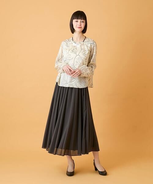 HIROKO BIS / ヒロコビス ロング・マキシ丈スカート | かまぼこプリーツスカート | 詳細14