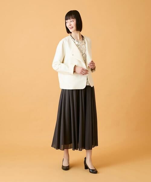 HIROKO BIS / ヒロコビス ロング・マキシ丈スカート | かまぼこプリーツスカート | 詳細15