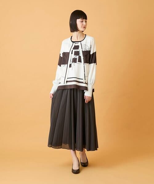 HIROKO BIS / ヒロコビス ロング・マキシ丈スカート | かまぼこプリーツスカート | 詳細16