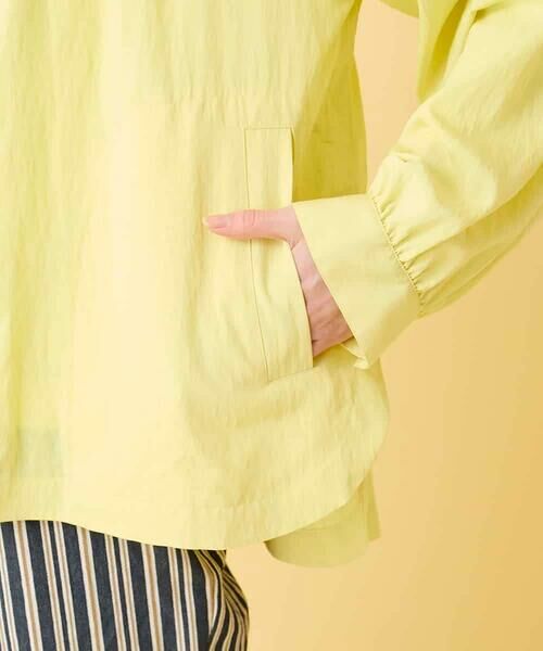 HIROKO BIS / ヒロコビス その他アウター | ナチュラルワッシャーギャザーライトブルゾン | 詳細10