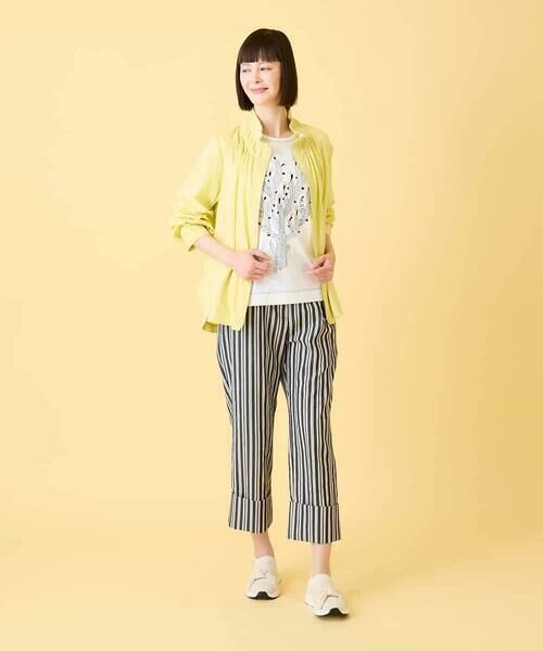 HIROKO BIS / ヒロコビス その他アウター | ナチュラルワッシャーギャザーライトブルゾン | 詳細14