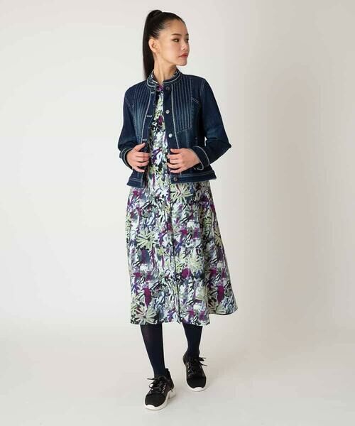 HIROKO BIS / ヒロコビス Gジャン・デニムジャケット | ピンタックデニムジャケット | 詳細12