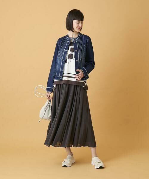 HIROKO BIS / ヒロコビス Gジャン・デニムジャケット | ピンタックデニムジャケット | 詳細15