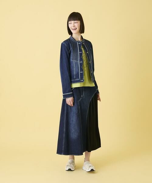 HIROKO BIS / ヒロコビス Gジャン・デニムジャケット | ピンタックデニムジャケット | 詳細16