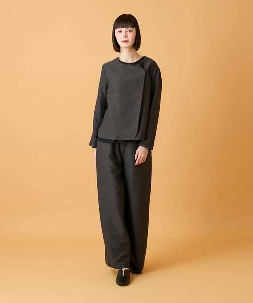 HIROKO BIS / ヒロコビス ノーカラージャケット | ジャカードノーカラージャケット | 詳細19