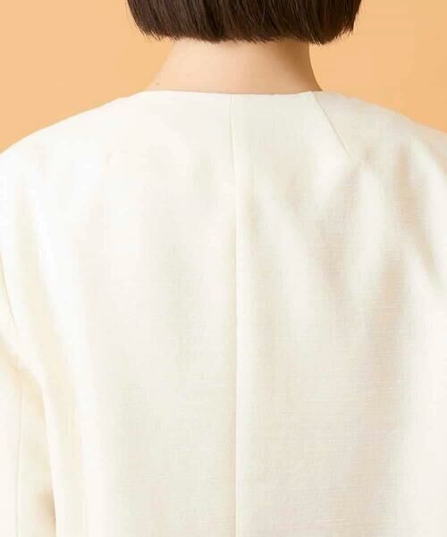 HIROKO BIS / ヒロコビス ノーカラージャケット | ジャカードノーカラージャケット | 詳細3