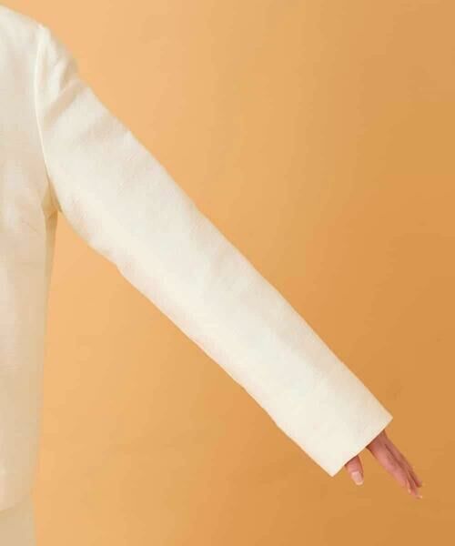 HIROKO BIS / ヒロコビス ノーカラージャケット | ジャカードノーカラージャケット | 詳細5