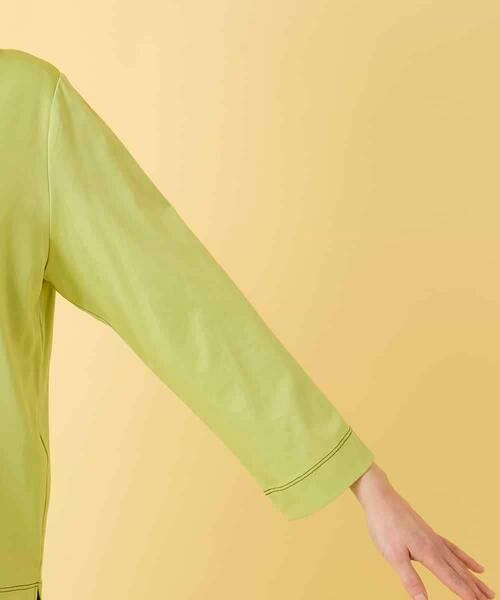 HIROKO BIS / ヒロコビス カットソー | サボテン刺繍コットンTシャツ | 詳細2