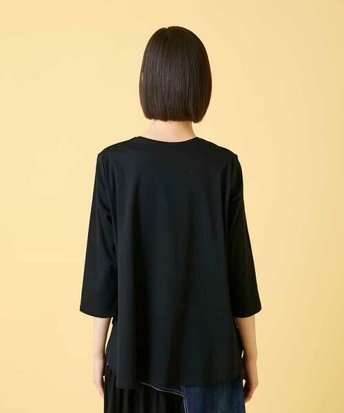 HIROKO BIS / ヒロコビス カットソー | フローラルタイポTシャツ | 詳細3