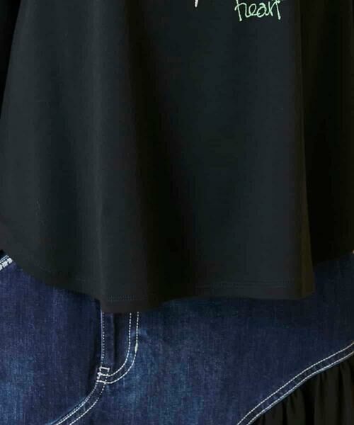 HIROKO BIS / ヒロコビス カットソー | フローラルタイポTシャツ | 詳細7