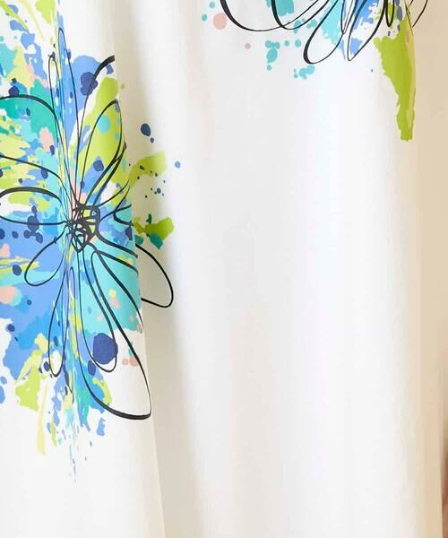 HIROKO BIS / ヒロコビス チュニック | ドローイングフラワーチュニックカットソー | 詳細8