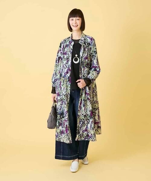 HIROKO BIS / ヒロコビス カットソー | 異素材ドッキングカットソー | 詳細17