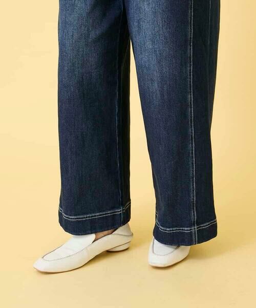 HIROKO BIS / ヒロコビス その他パンツ | ステッチポイントストレッチデニムパンツ | 詳細10