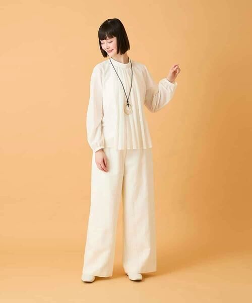 HIROKO BIS / ヒロコビス その他パンツ | ジャカードストレートパンツ | 詳細11