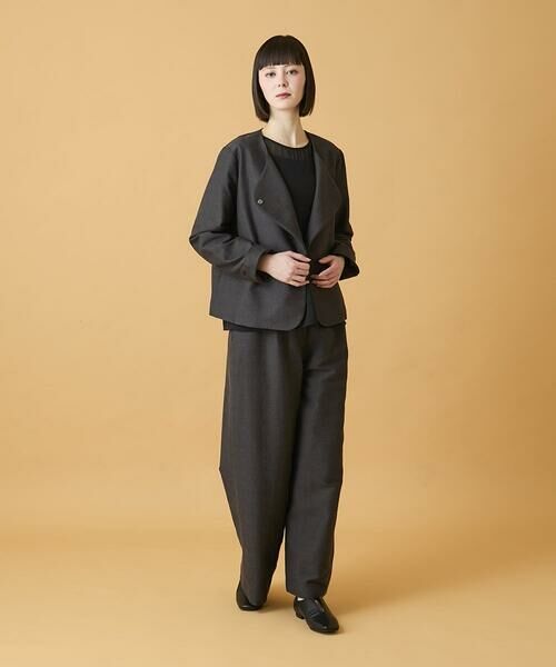 HIROKO BIS / ヒロコビス その他パンツ | ジャカードストレートパンツ /洗える | 詳細21