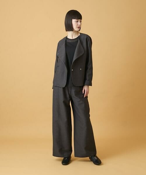 HIROKO BIS / ヒロコビス その他パンツ | ジャカードストレートパンツ /洗える | 詳細22