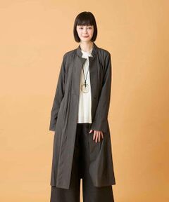 HIROKO BIS / ヒロコビス その他アウター | ドレープワッシャーロング丈コート