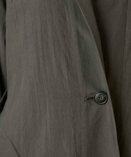 HIROKO BIS / ヒロコビス その他アウター | ドレープワッシャーロング丈コート | 詳細12