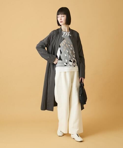 HIROKO BIS / ヒロコビス その他アウター | ドレープワッシャーロング丈コート /洗える | 詳細22