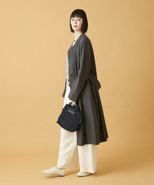 HIROKO BIS / ヒロコビス その他アウター | ドレープワッシャーロング丈コート /洗える | 詳細23