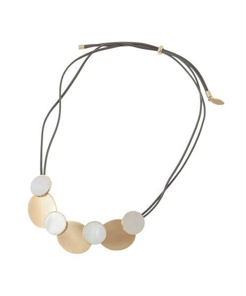 HIROKO BIS / ヒロコビス ネックレス・ペンダント・チョーカー | シェルパールメタルショートネックレス（ゴールド）