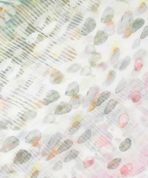 HIROKO BIS / ヒロコビス マフラー・ショール・スヌード・ストール | 剣先プリントストール | 詳細1