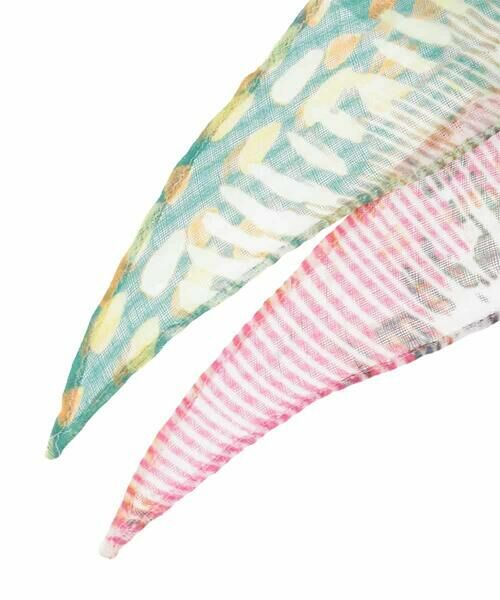 HIROKO BIS / ヒロコビス マフラー・ショール・スヌード・ストール | 剣先プリントストール | 詳細2