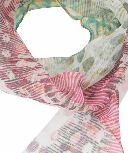 HIROKO BIS / ヒロコビス マフラー・ショール・スヌード・ストール | 剣先プリントストール | 詳細3