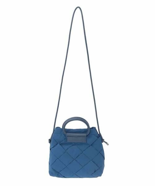 HIROKO BIS / ヒロコビス ショルダーバッグ | 【2WAY】イントレチャート2WAYショルダーバッグ（ブルー）