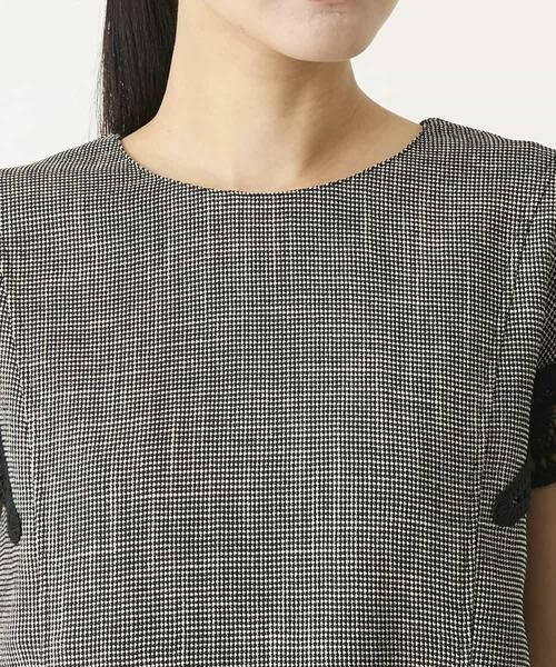 HIROKO BIS / ヒロコビス シャツ・ブラウス | ツイーディーメッシュプルオーバーブラウス | 詳細3