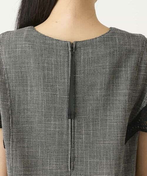 HIROKO BIS / ヒロコビス シャツ・ブラウス | ツイーディーメッシュプルオーバーブラウス | 詳細4