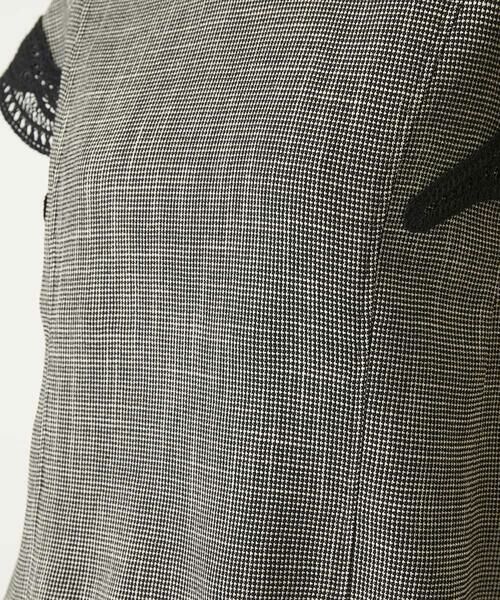 HIROKO BIS / ヒロコビス シャツ・ブラウス | ツイーディーメッシュプルオーバーブラウス | 詳細6