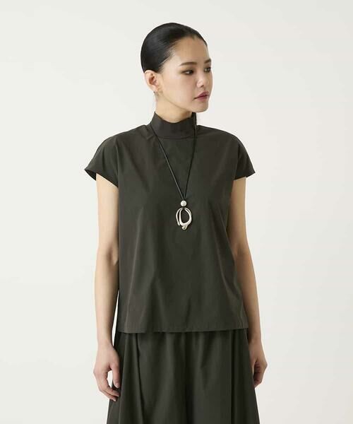 HIROKO BIS / ヒロコビス カットソー | リブネックフレンチスリーブプルオーバー | 詳細10