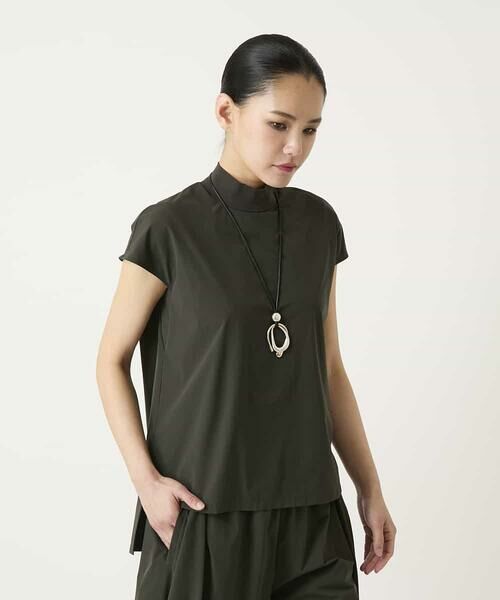 HIROKO BIS / ヒロコビス カットソー | リブネックフレンチスリーブプルオーバー | 詳細11