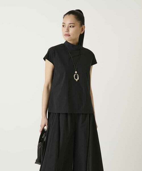 HIROKO BIS / ヒロコビス カットソー | リブネックフレンチスリーブプルオーバー | 詳細14