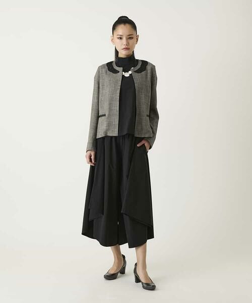 HIROKO BIS / ヒロコビス カットソー | リブネックフレンチスリーブプルオーバー | 詳細17