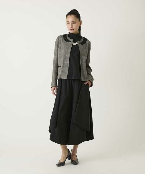 HIROKO BIS / ヒロコビス カットソー | リブネックフレンチスリーブプルオーバー | 詳細18