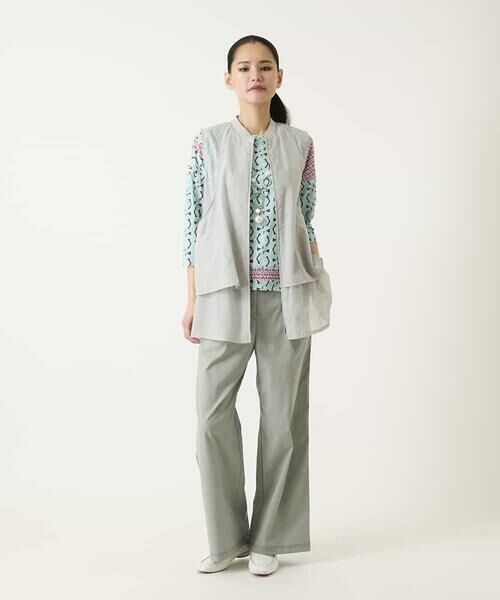 HIROKO BIS / ヒロコビス ベスト | レイヤード風デザインジレ | 詳細11