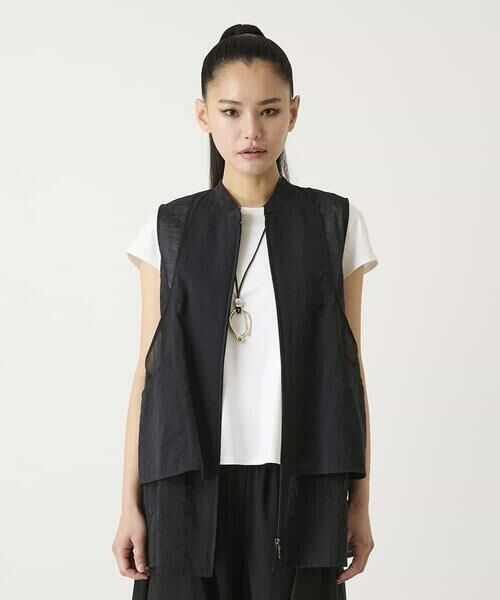 HIROKO BIS / ヒロコビス ベスト | レイヤード風デザインジレ | 詳細13