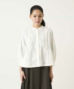 HIROKO BIS / ヒロコビス シャツ・ブラウス | ボタニカルモチーフショートブラウス