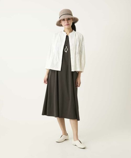 HIROKO BIS / ヒロコビス シャツ・ブラウス | ボタニカルモチーフショートブラウス | 詳細11