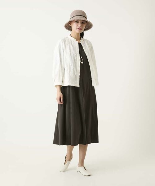 HIROKO BIS / ヒロコビス シャツ・ブラウス | ボタニカルモチーフショートブラウス | 詳細12