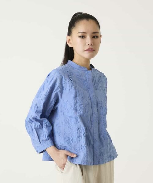 HIROKO BIS / ヒロコビス シャツ・ブラウス | ボタニカルモチーフショートブラウス | 詳細14