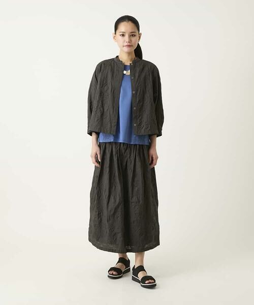 HIROKO BIS / ヒロコビス シャツ・ブラウス | ボタニカルモチーフショートブラウス | 詳細18